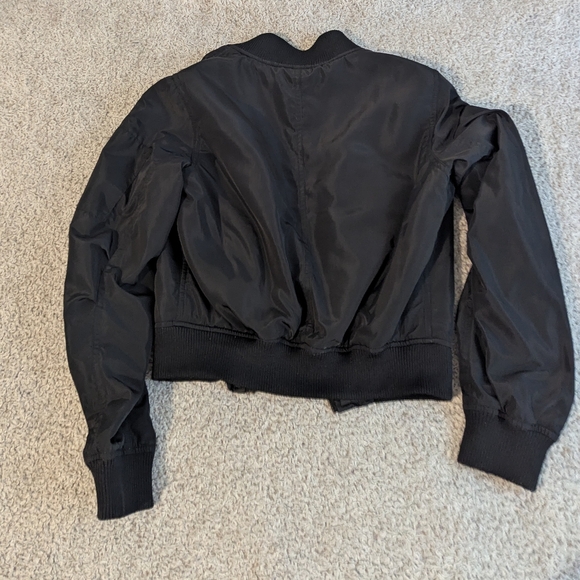 Romeo And Juliet Black Bomber Jacket - Picture 2 of 4